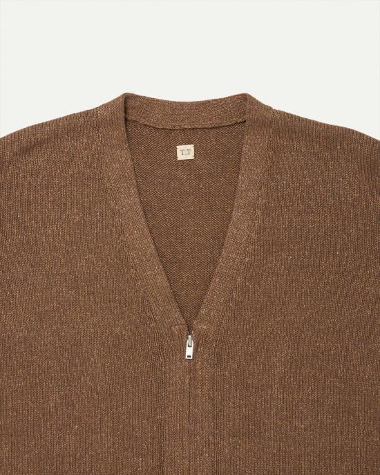  타이가 타카하시 가디건 TTSS26530 BROWN - TAIGA TAKAHASHI