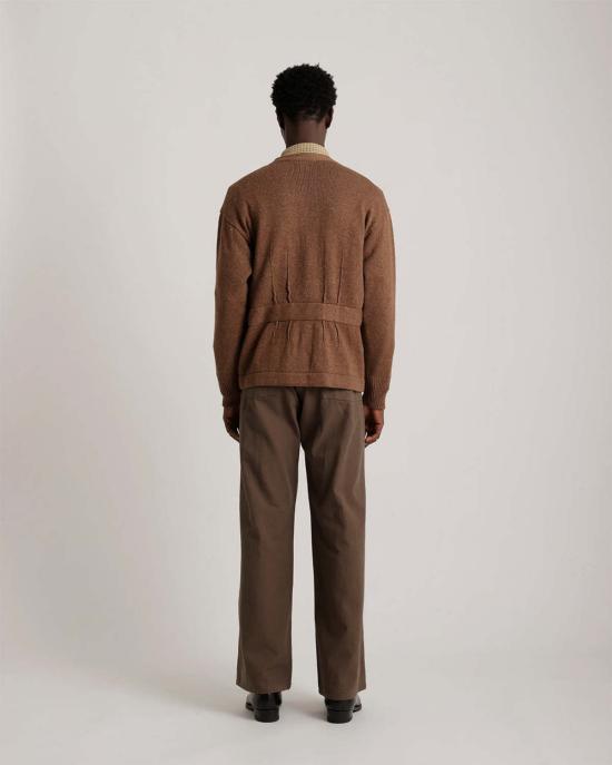  타이가 타카하시 가디건 TTSS26530 BROWN - TAIGA TAKAHASHI