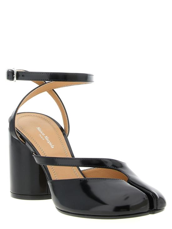  마르지엘라 힐/펌프스 Maison Margiela 타비 미드 힐 펌프스 블랙 - MAISON MARGIELA