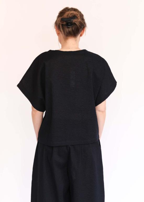  블랙 크레인 블라우스 JC BX20 BLUE - BLACK CRANE