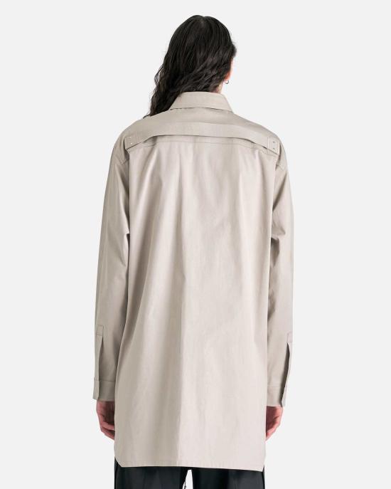  릭 오웬스 셔츠 점보 아우터 펄/블랙 - RICK OWENS