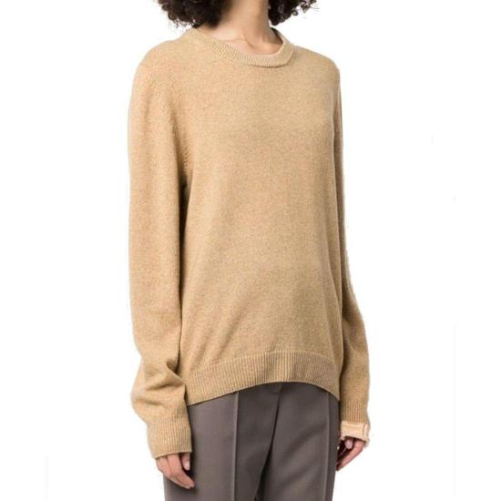  마르지엘라 스웨터 메종  캐시미어 스웨트셔츠 브라운 - MAISON MARGIELA