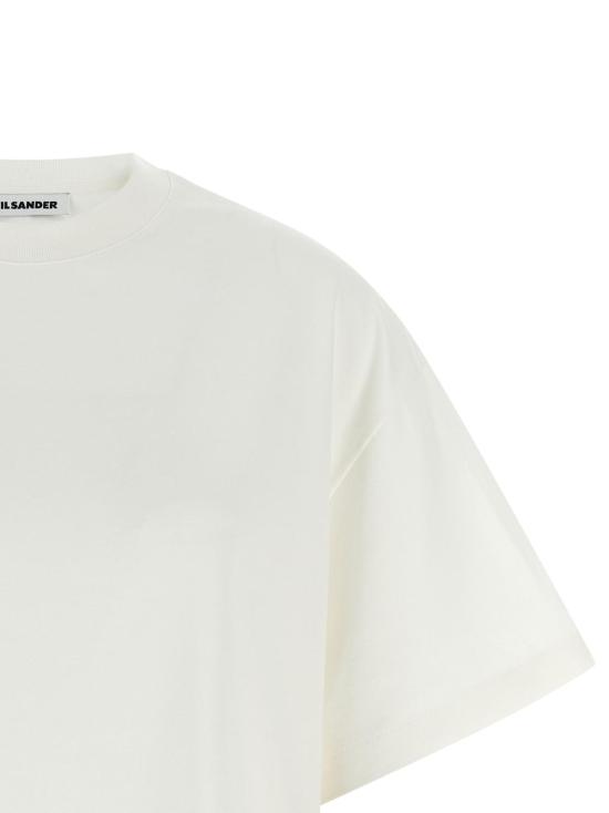  질샌더 반팔 티셔츠 질 샌더 투톤 코튼 티셔츠 - JIL SANDER