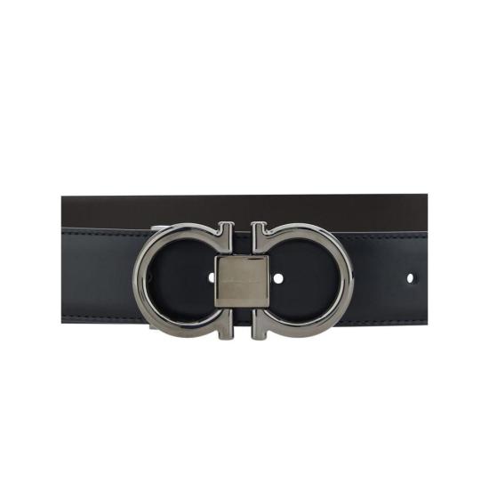 26FW 살바토레 페라가모 벨트 페라가모 송아지 가죽 보스 타우러스 레귤러 - SALVATORE FERRAGAMO