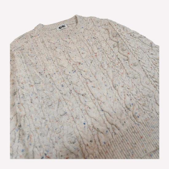  지지 니트웨어 스웨터 Gi Gi 니트웨어 오버사이즈 케이블 - GIGI KNITWEAR