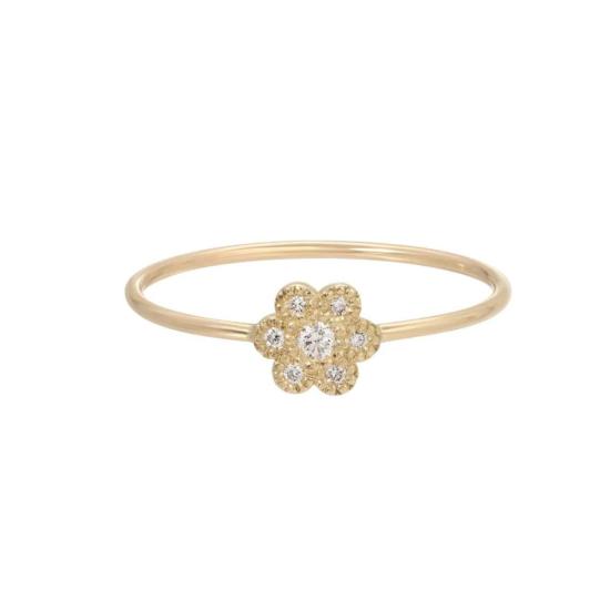  제니 권 디자인스 반지 제니 권 디자인 다이아몬드 데이지 위스퍼 링 14K 옐로우/14K 로즈/14K 화이트 - JENNIE KWON DESIGNS