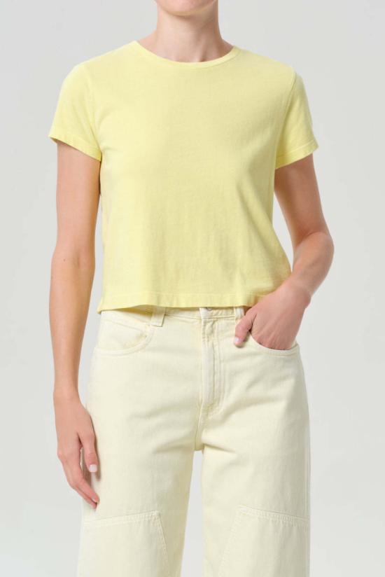  에이골디 반팔 티셔츠 A7180 1507 YELLOW