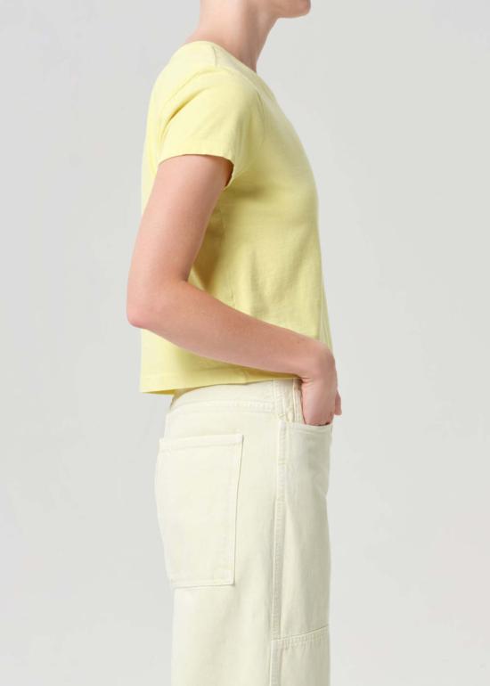  에이골디 반팔 티셔츠 A7180 1507 YELLOW - AGOLDE