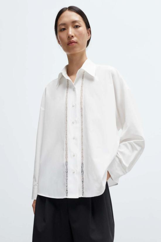  코데라 셔츠 레이스 셔츠
