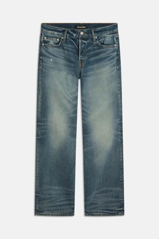  이비 데님 데님 팬츠 Eb 데님 로우 라이즈 배기 진 - EB DENIM