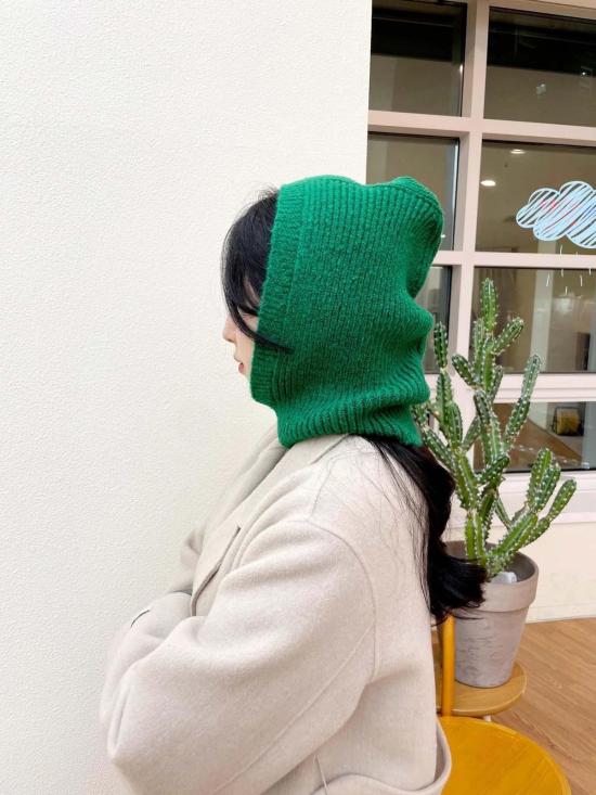  컴포터리언즈 이어플랩 캡 컴포타리안스 그린 알파카 바라클라바