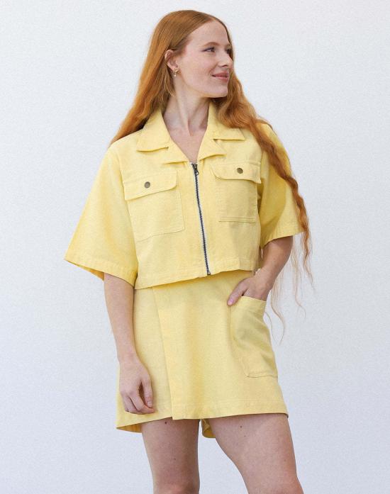  노블 셔츠 유틸리티 셔츠 버터