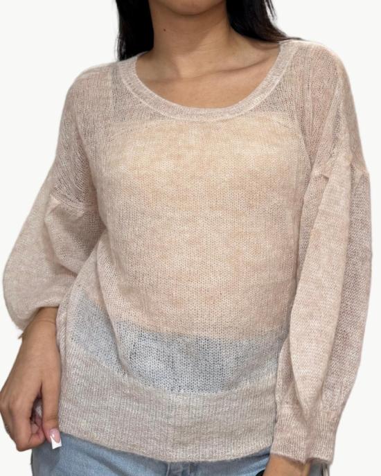  브라조 트리콧 스웨터 브라조 트리코 발레 토퍼  클레이 - BRAZEAU TRICOT