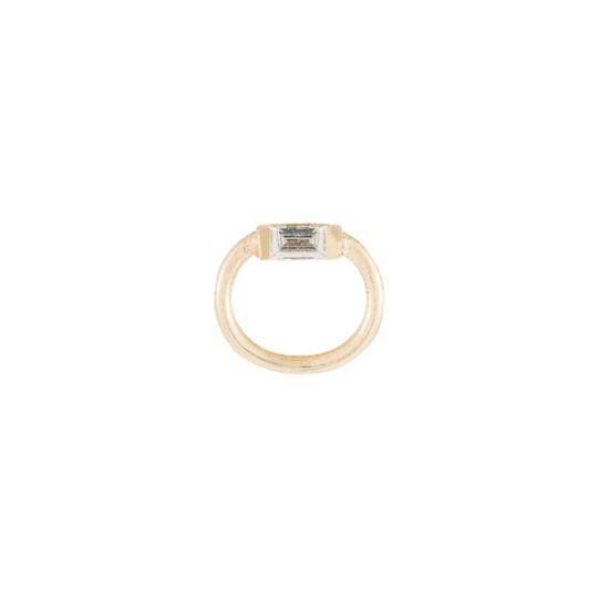  제니 권 디자인스 이어링 제니 권 디자인 바게트 티니 도어노커  골드 - JENNIE KWON DESIGNS