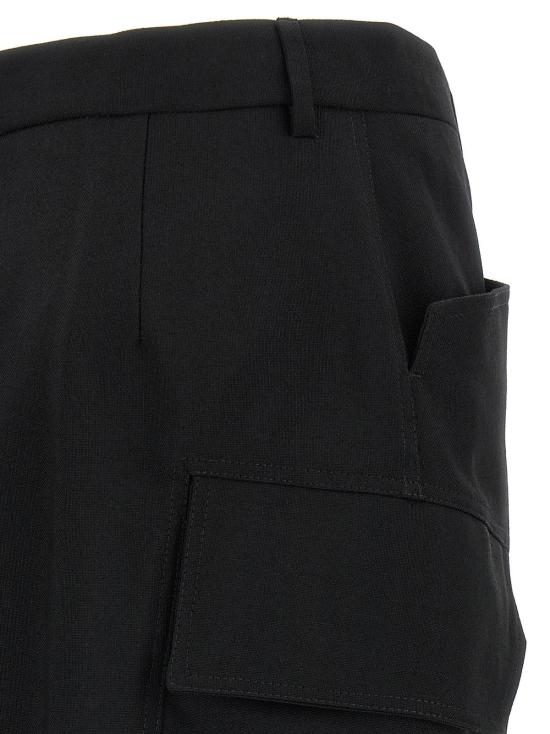  릭 오웬스 롱 스커트 파이어뱅크스 미디 스커트 블랙 - RICK OWENS