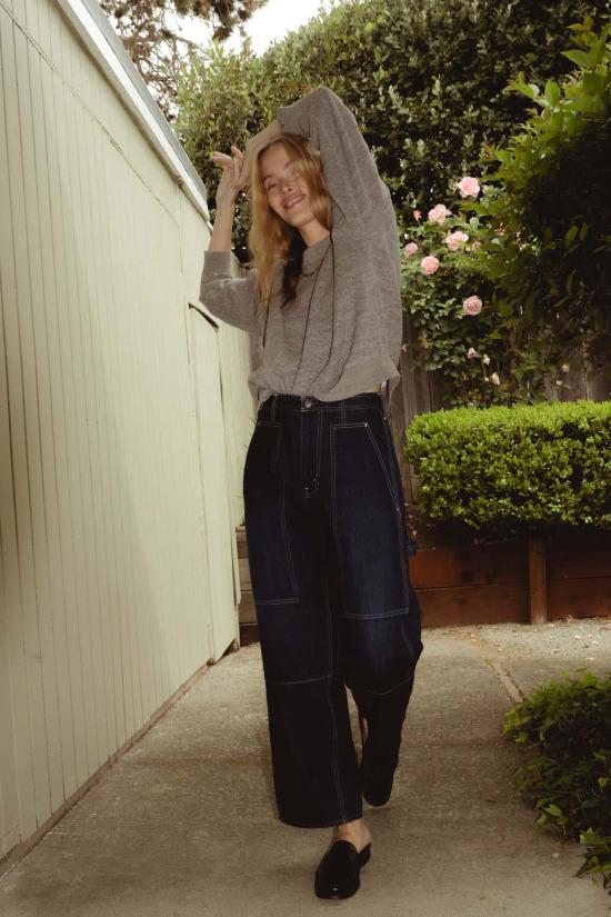  Serge 데님 팬츠 Painter Pants Faded Blue - OTHER BRANDS