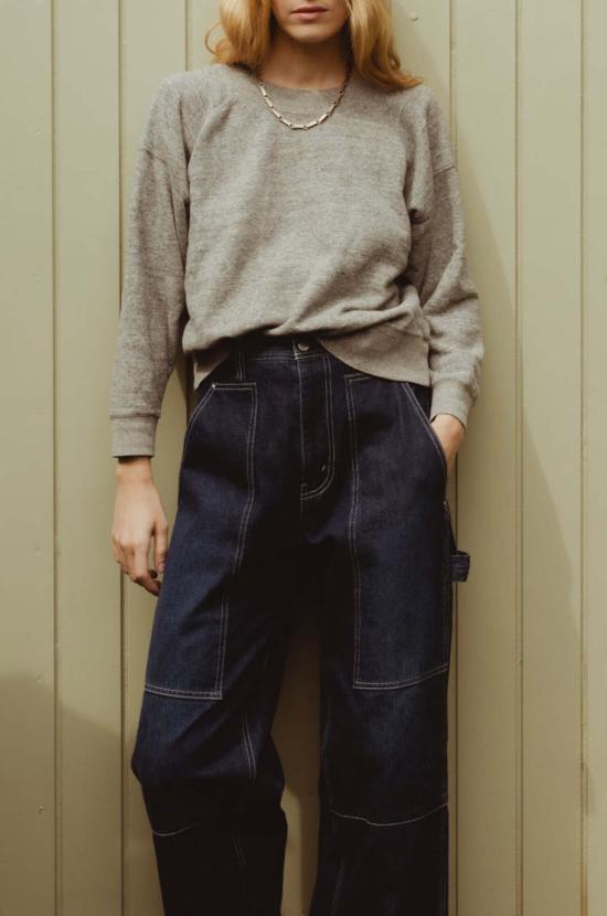  Serge 데님 팬츠 Painter Pants Faded Blue