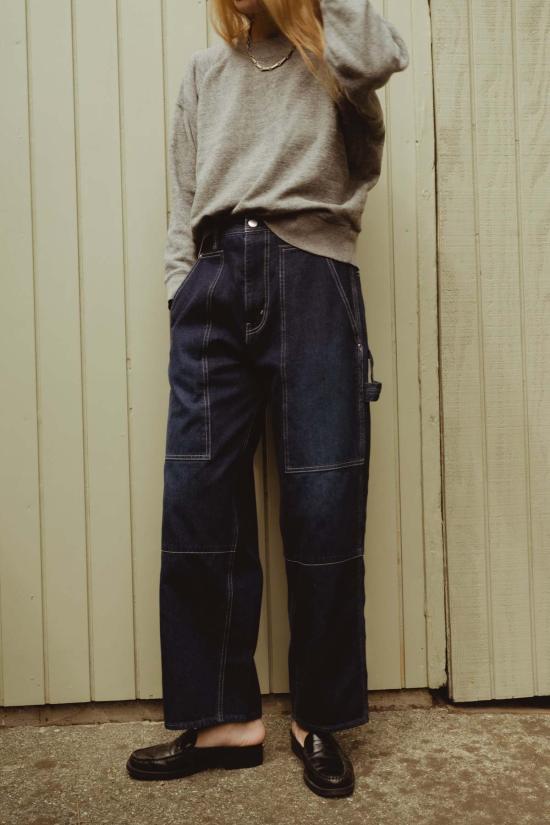  Serge 데님 팬츠 Painter Pants Faded Blue - OTHER BRANDS