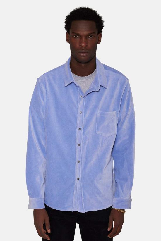  블루&크림 셔츠 WVBCSHIRT866 BLUE