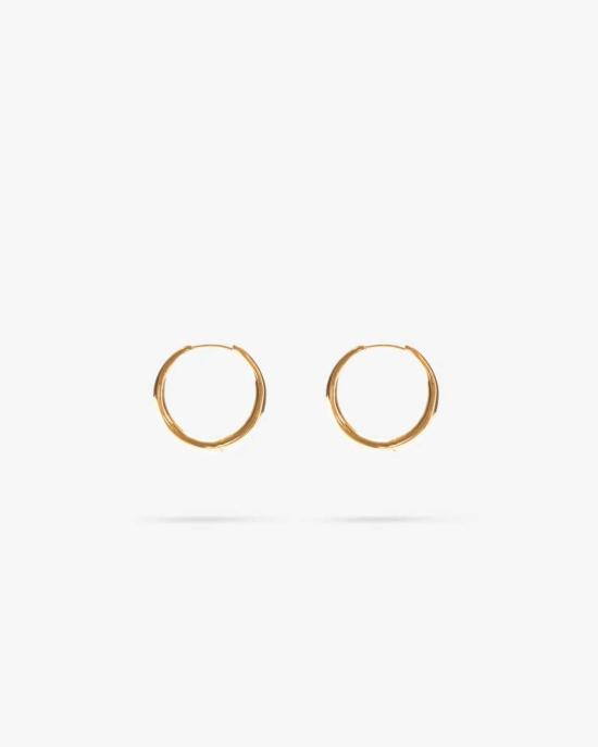  Flash Jewellery 이어링 플래시 주얼리 모멘토 미니 후프 14k 골드 베르메일