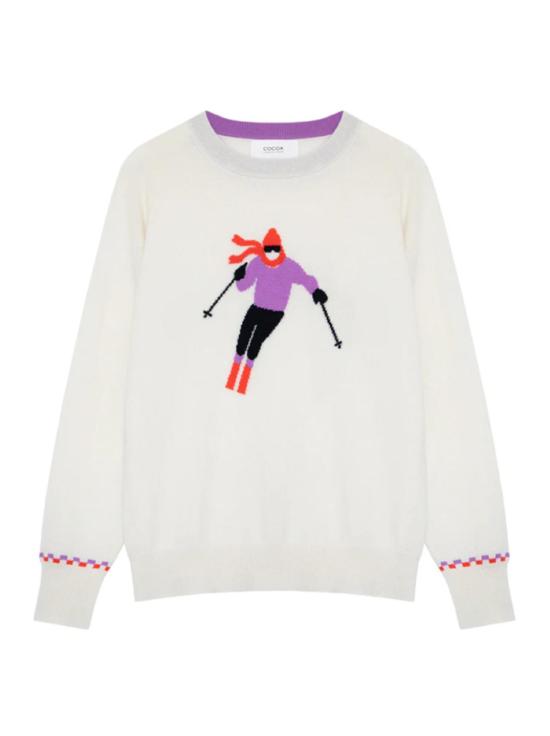  Cocoa Cashmere 스웨터 코코아 캐시미어 스키어  오프 화이트 - OTHER BRANDS