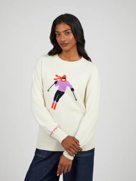  Cocoa Cashmere 스웨터 코코아 캐시미어 스키어  오프 화이트 - OTHER BRANDS