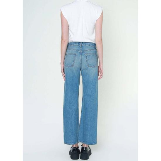  노엔드 데님 데님 팬츠 셀마 루즈 스트레이트: 필라델피아 워시 진 - NOEND DENIM