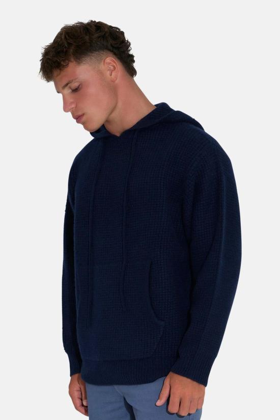  블루&크림 후드 티셔츠 M25 201 BLUE - BLUE&CREAM