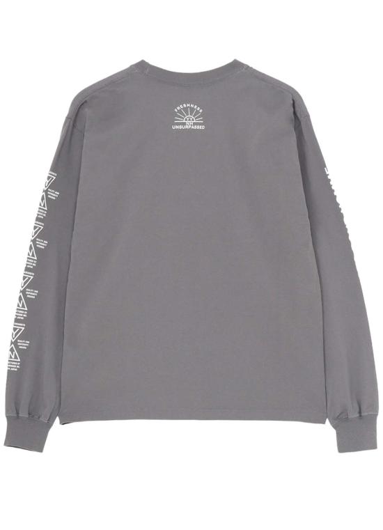 26SS 요지 야마모토 긴팔 티셔츠 네이버후드  (회색) - YOHJI YAMAMOTO