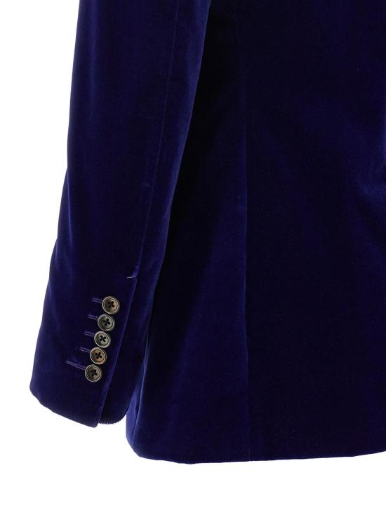  톰포드 수트 자켓 톰 포드 코튼 블레이저 블루 - TOMFORD