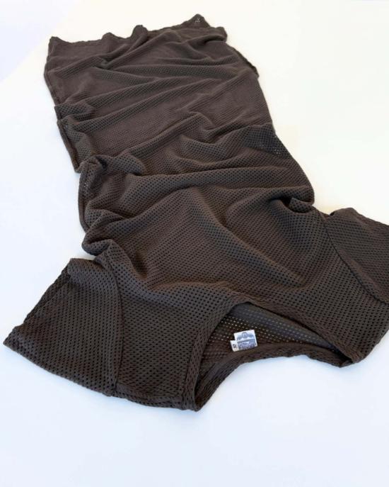  영메이븐 비치웨어 Jungmaven Sydney Mesh Dress Coffee Bean - JUNGMAVEN