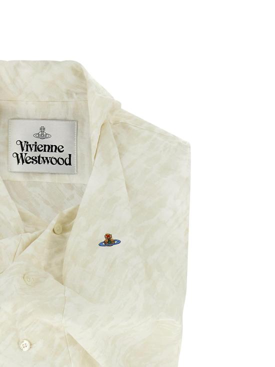  비비안웨스트우드 블라우스 비비안 웨스트우드 드렁큰 셔츠  베이지 - VIVIENNE WESTWOOD