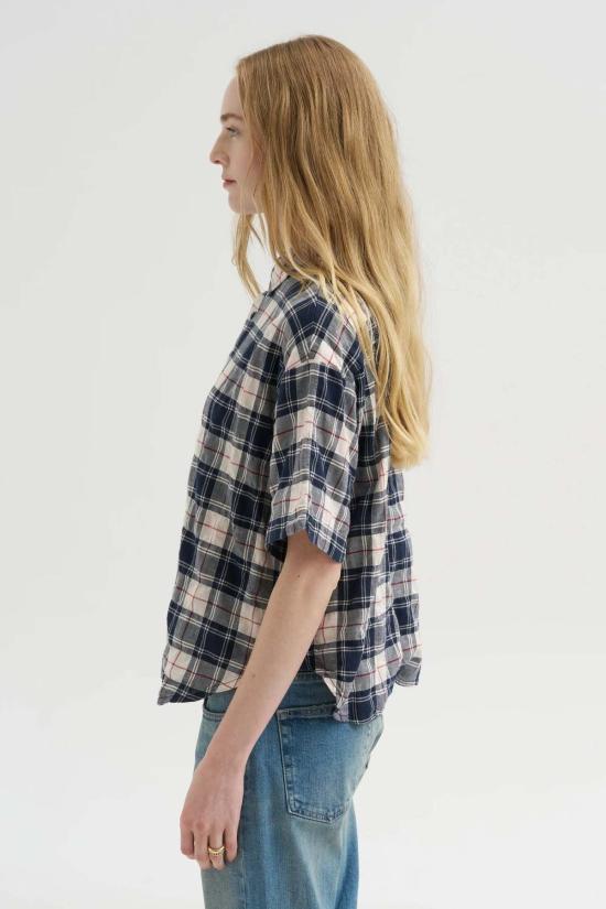  라보아트 셔츠 Labo.Art Camicia Ibiza Checks Shirt Panna - LABO.ART