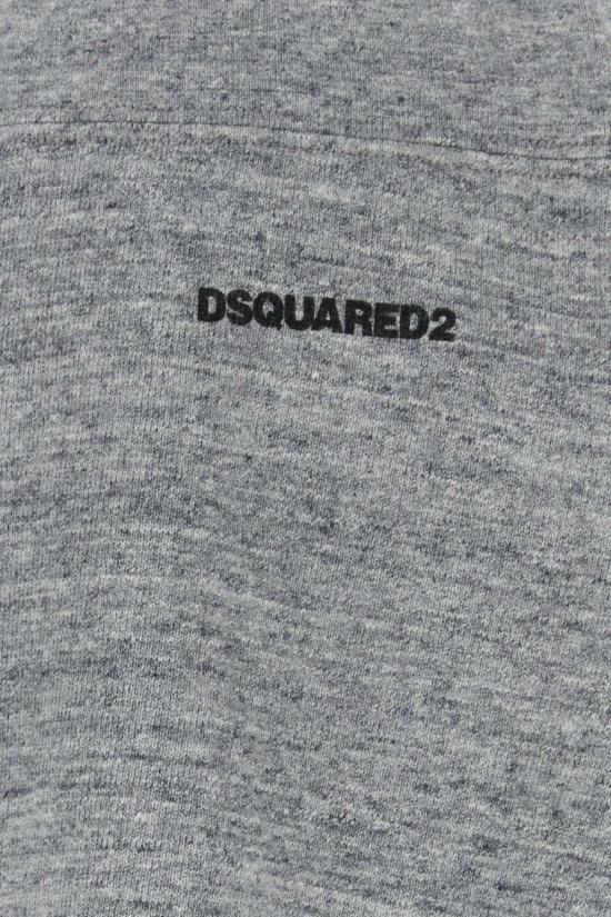  디스퀘어드2 숏팬츠 Dsquared2 그레이 코튼 버뮤다 쇼츠 그레이멜란지 - DSQUARED2