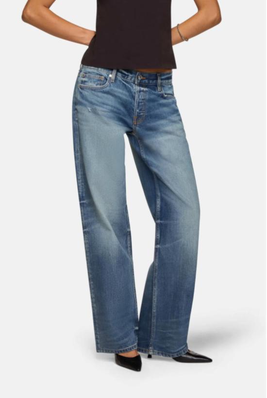  이비 데님 데님 팬츠 Eb 데님 로우 라이즈 배기 진 토미 - EB DENIM