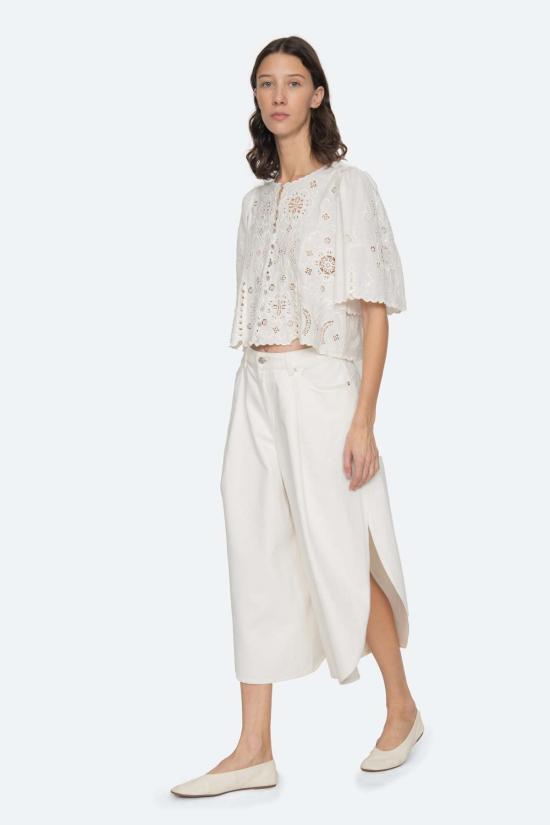  씨뉴욕 크롭 팬츠 Sea Ny Milene Culottes Pant - SEA NY