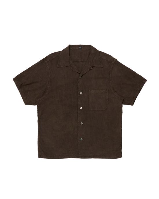  타이가 타카하시 반팔 셔츠 TTSS26113 MDB BROWN