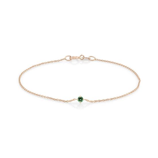  리지 맨들러 파인 주얼리 팔찌 에메랄드 플로팅 브레이슬릿 - LIZZI MANDLER FINE JEWELRY