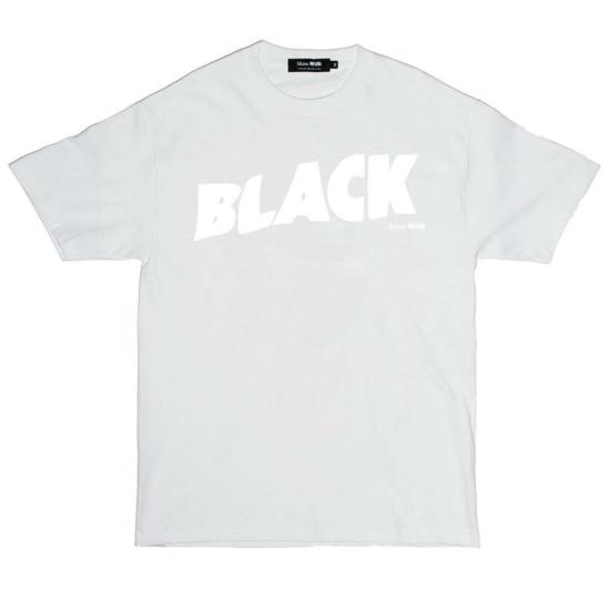  스킴 밀크 반팔 티셔츠 탈지유 블랙 티셔츠