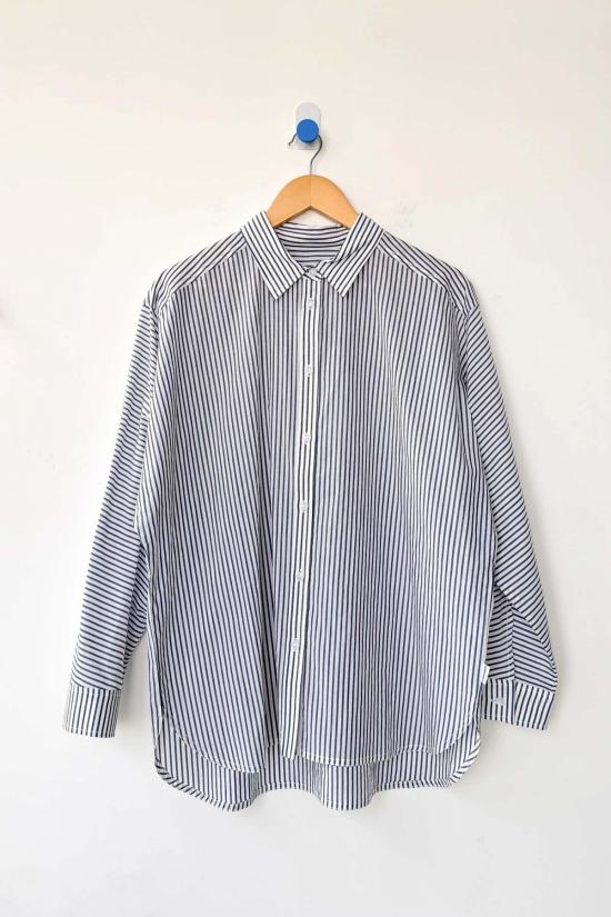  르 본 숍 셔츠 르봉숍 경량 오웬 셔츠 데님 스트라이프 - Le Bon Shoppe