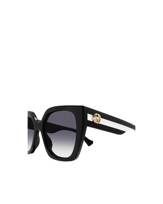  구찌 선글라스 직사각형 캣아이 프레임 선글라스 하바나/브라운/블랙/그레이 - GUCCI