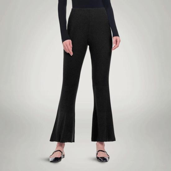  월포드 플레어 팬츠 울포드 메리노 립 팬츠 - WOLFORD
