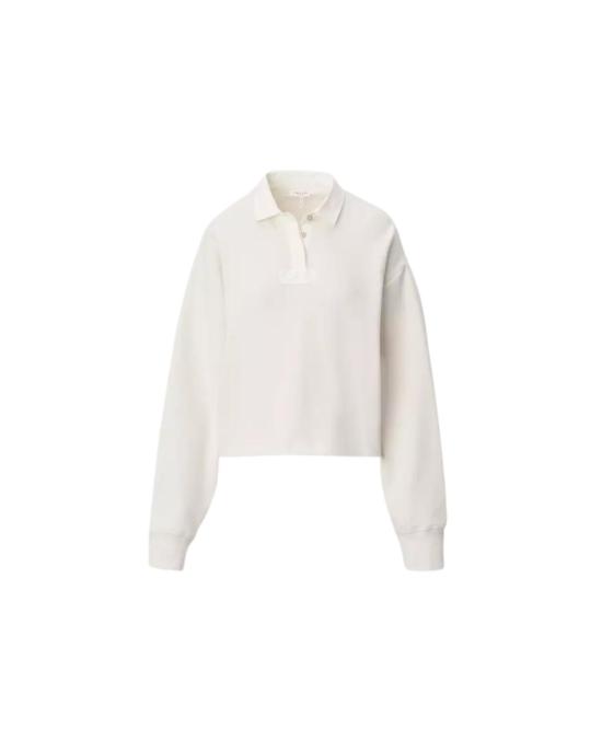  랙앤본 폴로 티셔츠 Rag & Bone 빈티지 테리 오버사이즈 폴로 스웨트셔츠 샌드