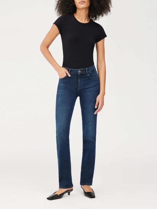  DL 1961 데님 팬츠 Dl 1961 Mara Straight Instasculpt Jeans India Ink