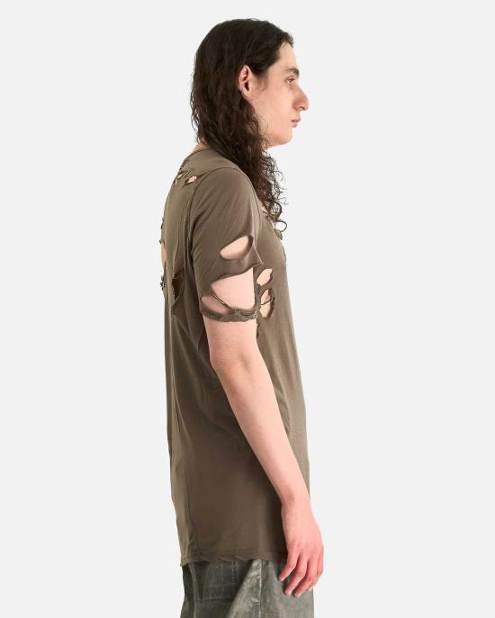  릭 오웬스 반팔 티셔츠 레벨 티셔츠 - RICK OWENS