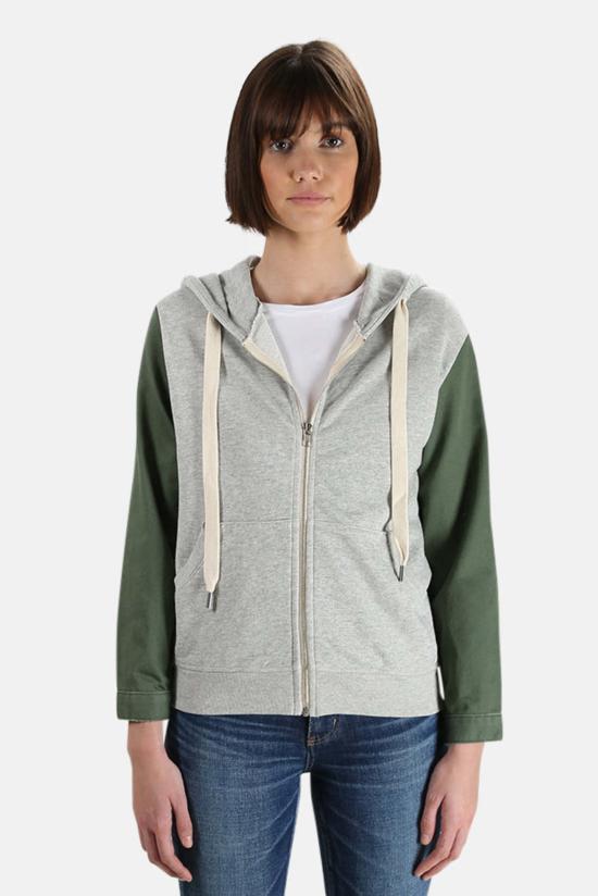  엔 에스 에프 후드 티셔츠 2970 5GRD HEATHER GREY