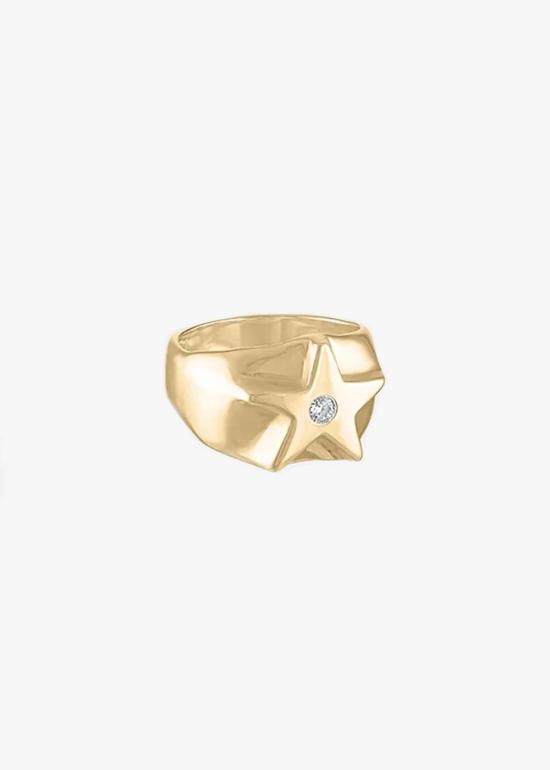  Asia Ingalls Jewelry 반지 아시아 잉걸스 락스타  (큐빅 지르코니아 스톤, 황동 소재)