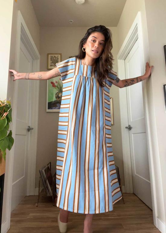  에이스 앤 지그 미디 원피스 에이스앤지그 제시 드레스 리조트 26 하이드라 - ACE & JIG
