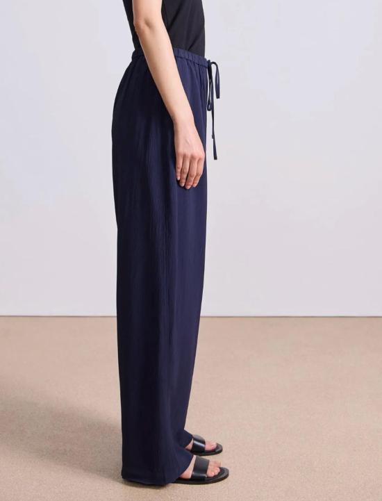  어피스 어파트 스트레이트 팬츠 Apiece Apart Kari Pull On Pant Midnight - APIECE APART
