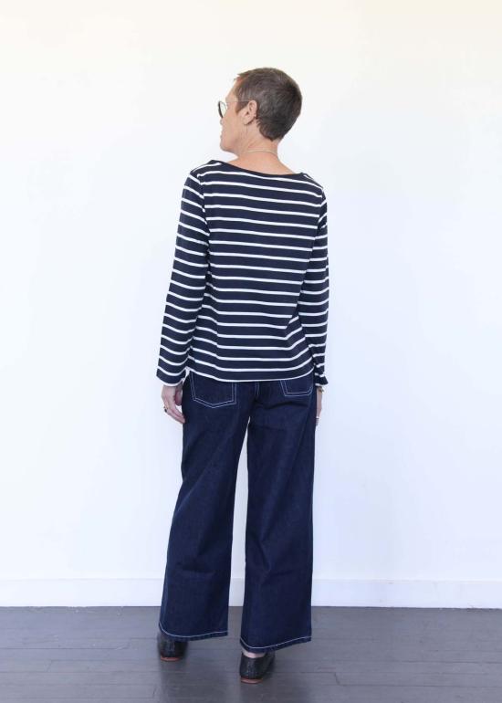  코우토우 데님 팬츠 세일러 진 인디고 데님 - KOWTOW